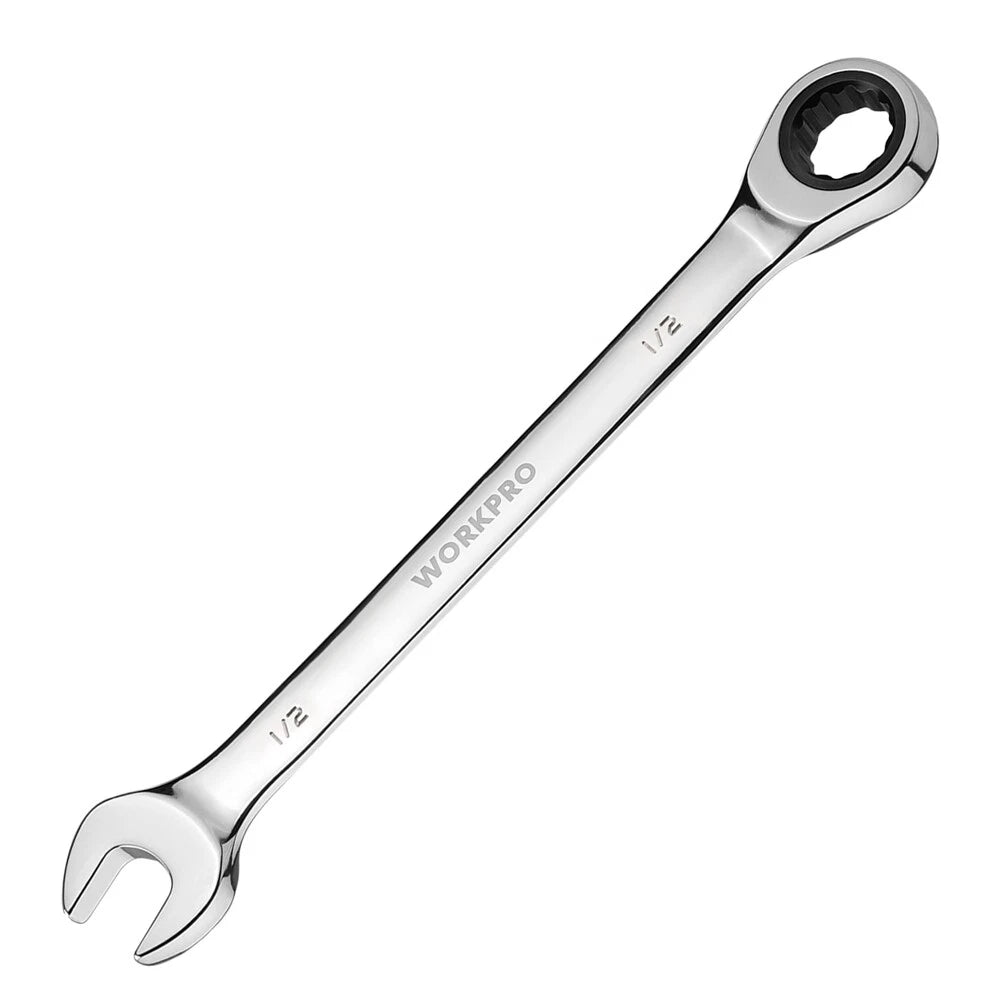 Workpro 1/2" Ratcheting Combination Wrench 12-point | Built Supply Co