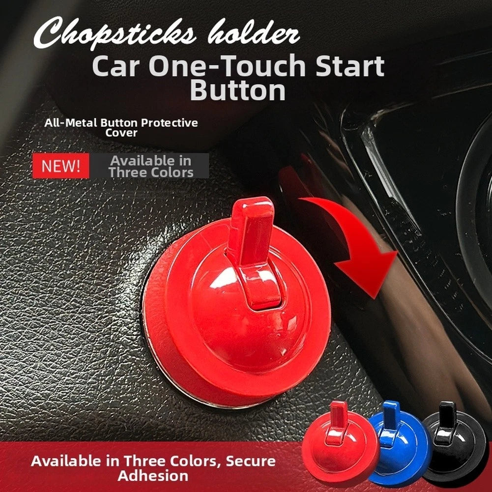 Retro Style Metal One Button Start Lever Ignition Switch Cover For