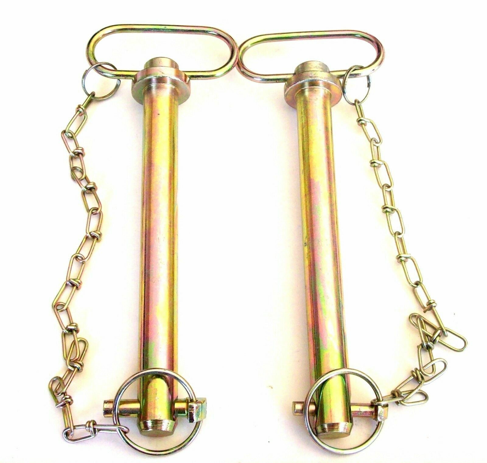 2 Hitch Pins with Chain for Trailers