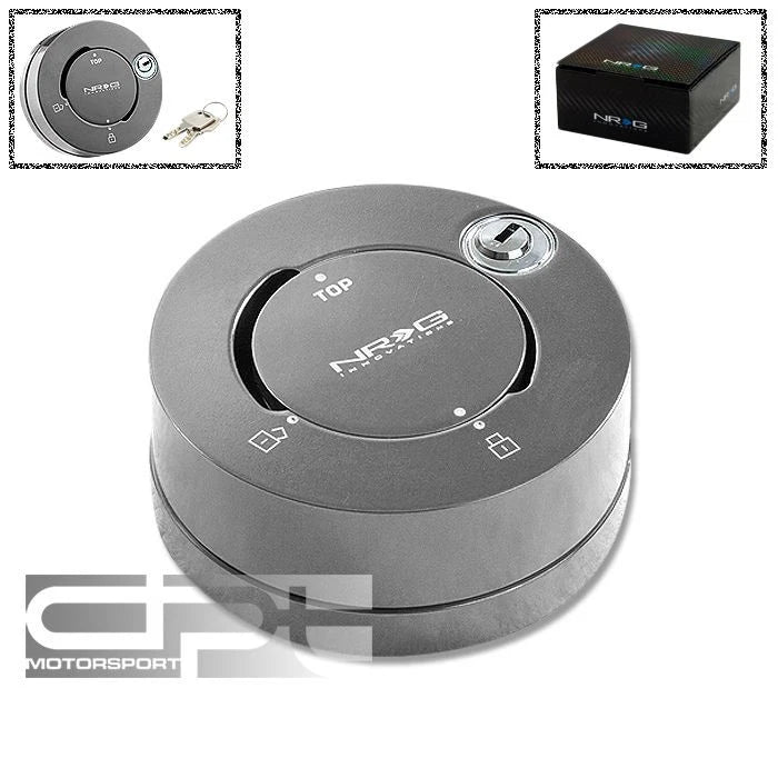 Nrg Steering Wheel Quick Release Adapter Gen 2.0/2.5 Gun Metal 3.5"