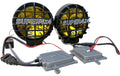 Pair Quick Start 4x4 Offroad Amber 6" Fog Lights Lamps 12V 24V 55W W/HID Ballast