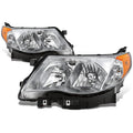 Fit 09-13 Subaru Forester Chrome Housing Amber Side | Built Supply Co