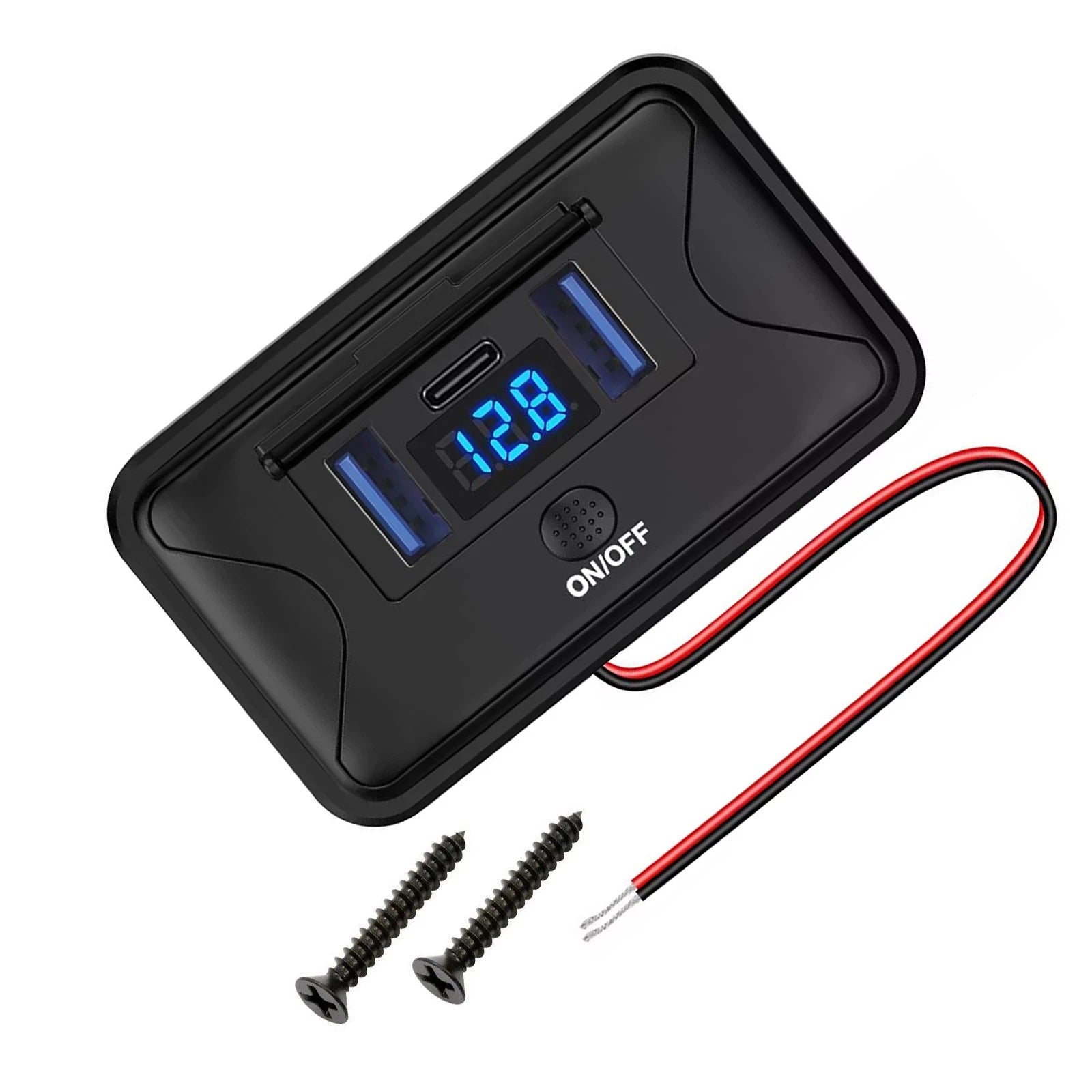 12V-24V Car Fast Charger 3.0 Offering Dustproof Protection During