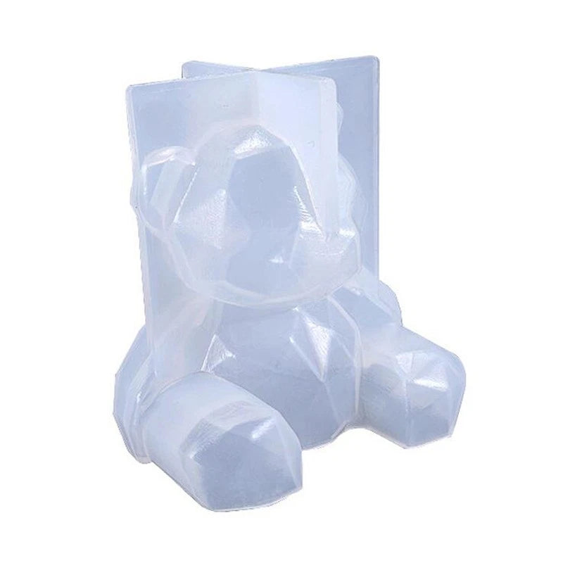 3d Bear Silicone Mold Crystal Epoxy Resin Mould Pendant Ornament