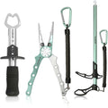 3 PCS Fishing Tool Kit Stainless Steel Fish Lip Gripper Aluminum
