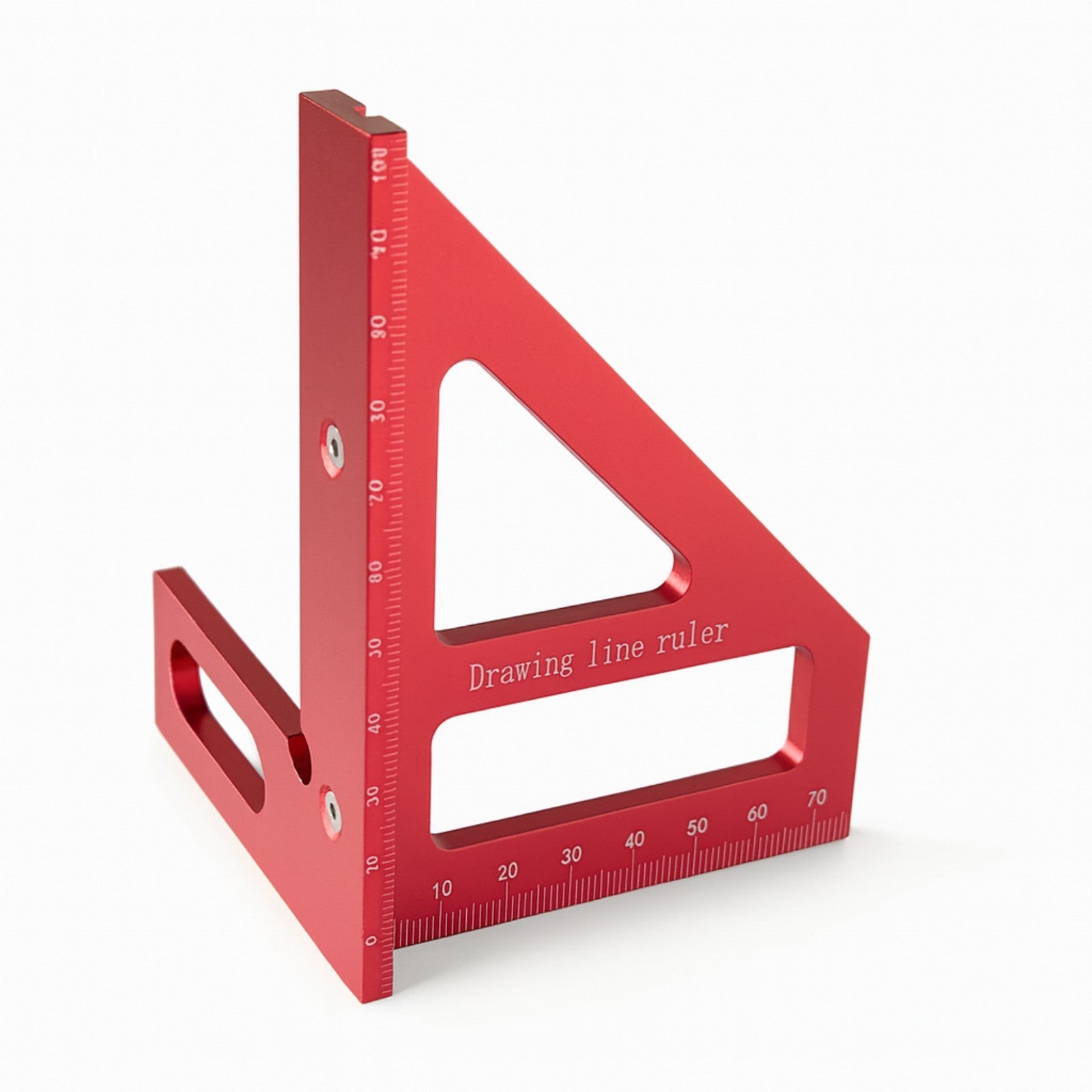 3.0＂Mini 3D Multi-Angle Measuring Square Ruler 45/90 Aluminum Alloy
