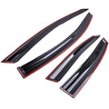 4x New Smoke Acrylic Window Visor Rain Guard Deflector for Nissan Sentra 2013-19