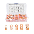 Heavy Duty Open Barrel Wire Crimp Connector Copper Ring Lug Terminal