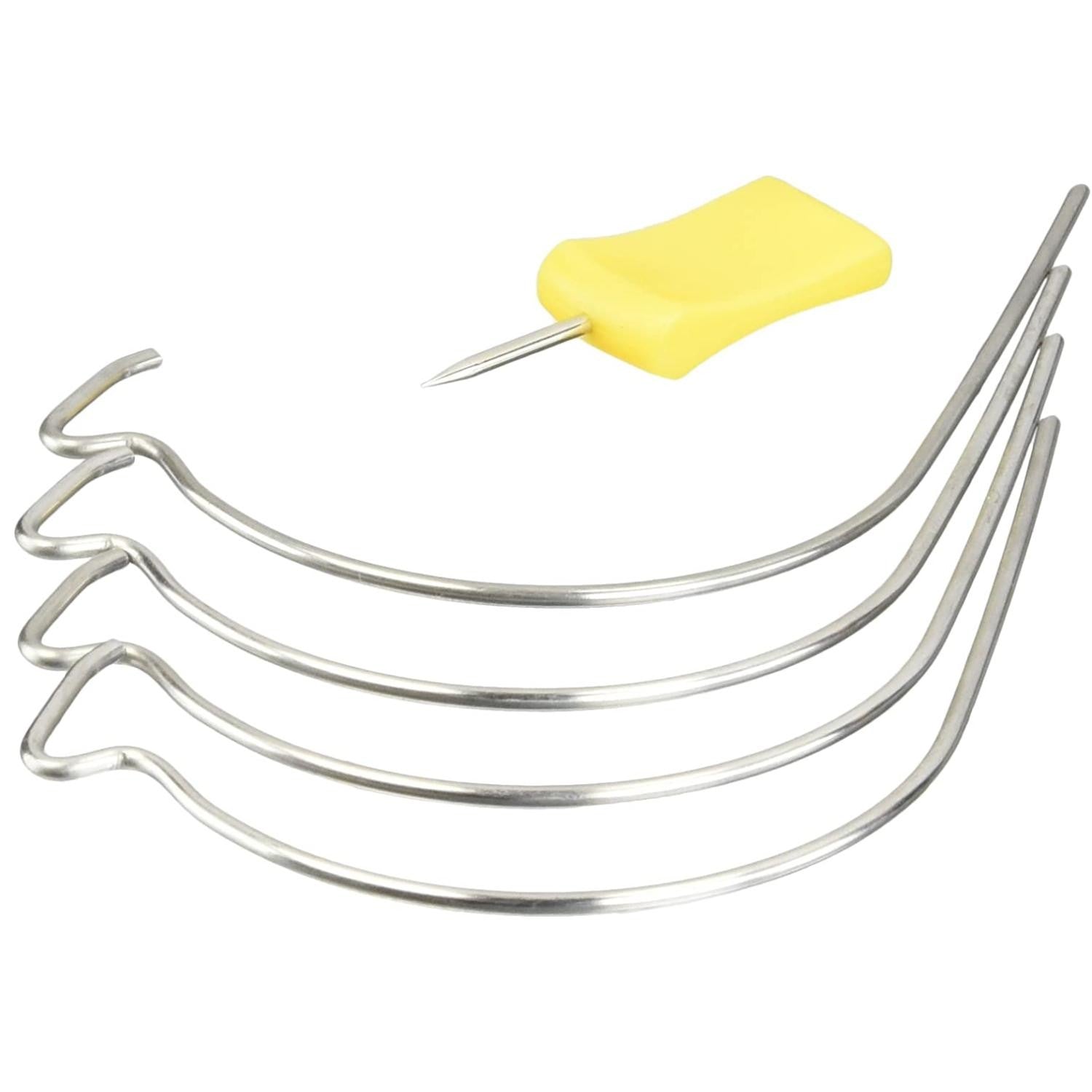 Hangman J Picture Hook Stainless Steel with ThumbSaver x 4 Monkey Wall