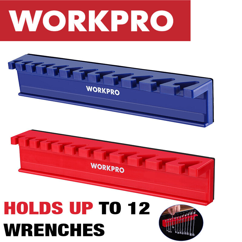 WORKPRO 2-Piece Magnetic Wrench Organizer by WORKPRO