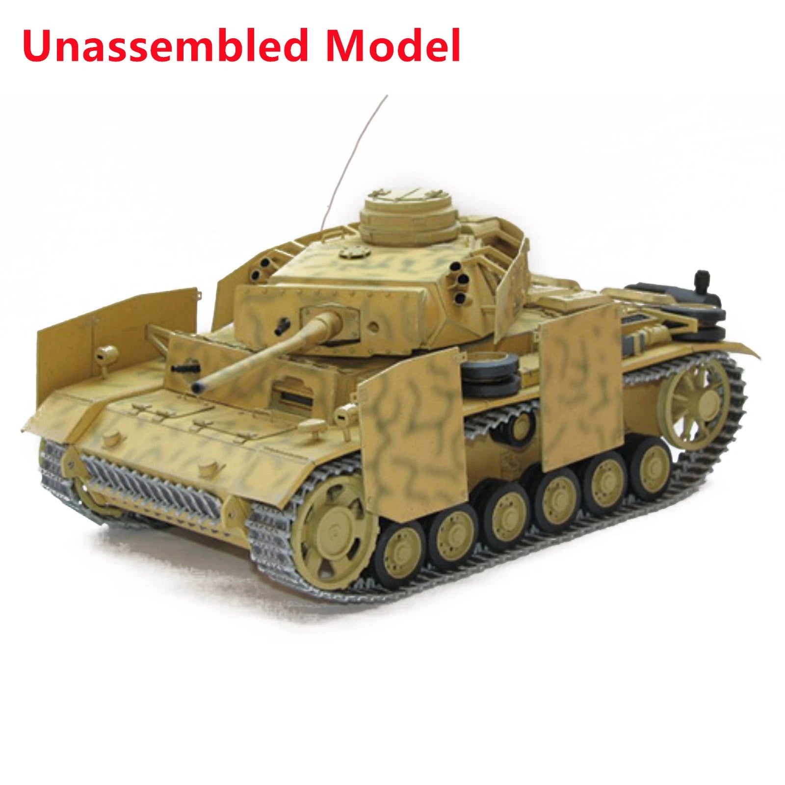 Wwii Armored Fighting Vehicle Iii Ausf M 1:25 Tank Paper Model
