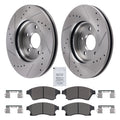 Front Drilled Slotted Brake Rotors Pads for Chevrolet Cruze 2011-15 Limited 2016