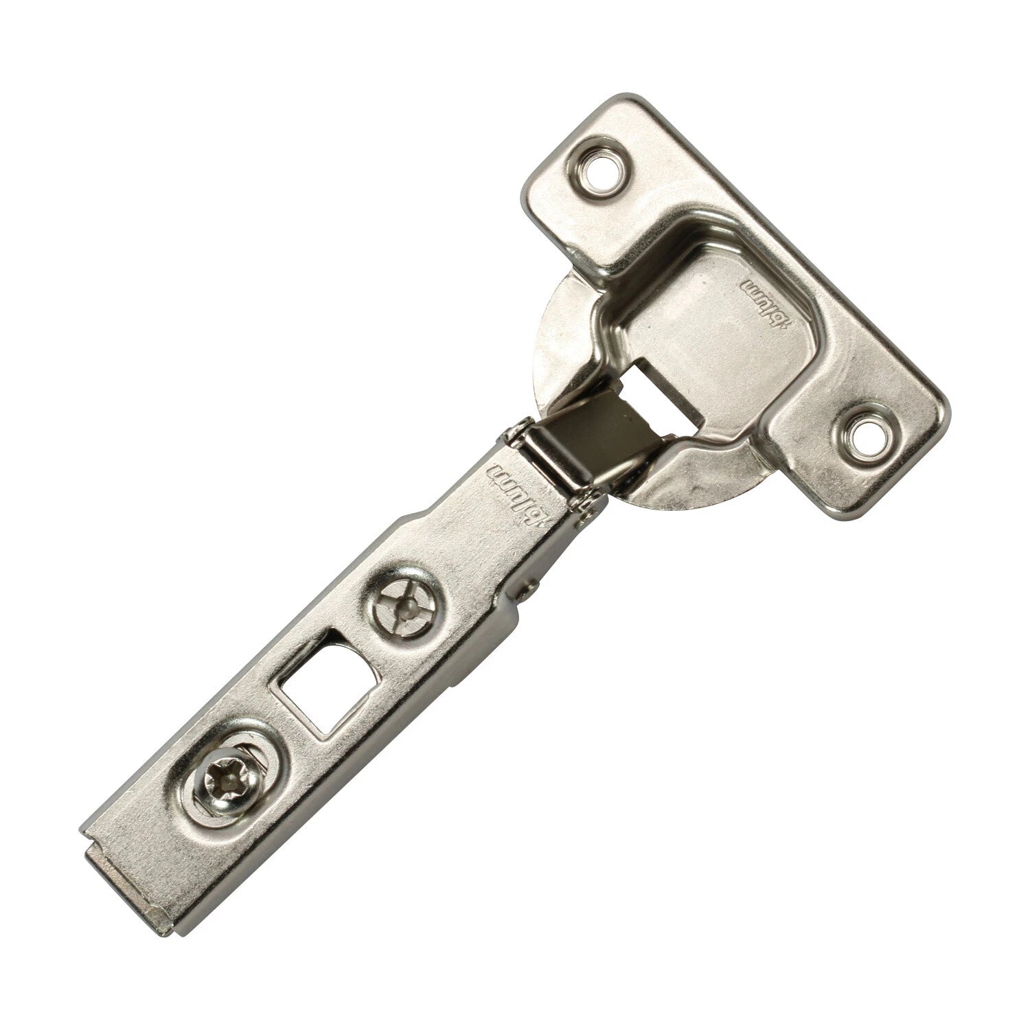 Blum 100 Degree Straight Arm Clip Overlay Screw-on Self Close Cabinet
