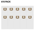 For Ego Wdv0900 Avg0905 Compatible Disposable Vacuum Bags 3.5l 4 Count