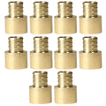 XFITTING 3/4" Pex B x 3/4" Female Sweat Adapters 10 Pack