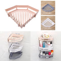 High Quality Storage Triangle Modular Grey Khaki Plastic Stackable
