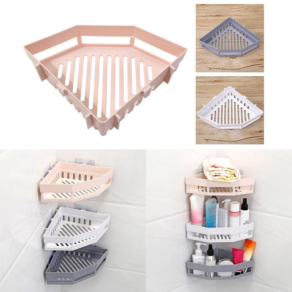 High Quality Storage Triangle Modular Grey Khaki Plastic Stackable