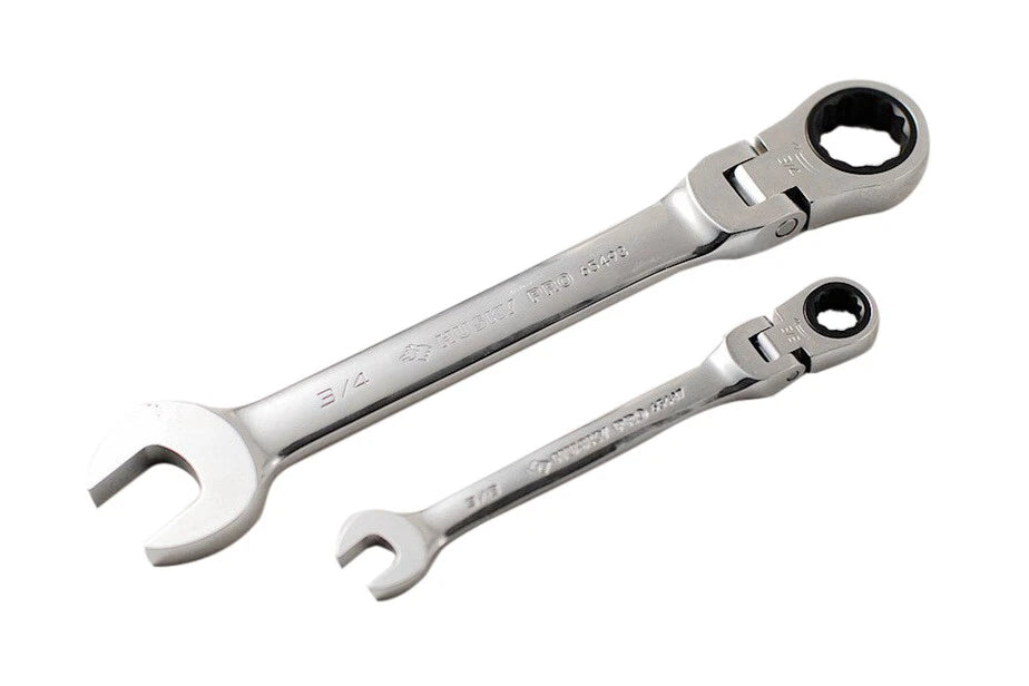Cr-v Flexible Ratcheting Combination Open Ratchet Ring Spanner