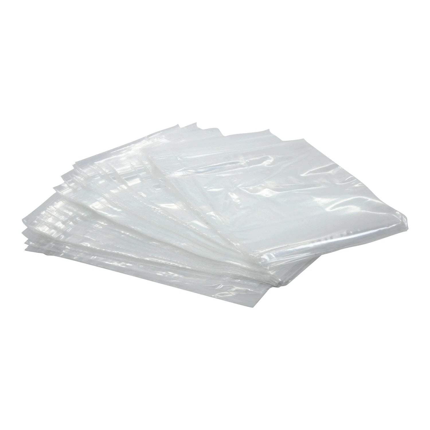 100 Resealable 2 Mil Clear Poly 5" X 7" Zip Seal Food Safe Storage