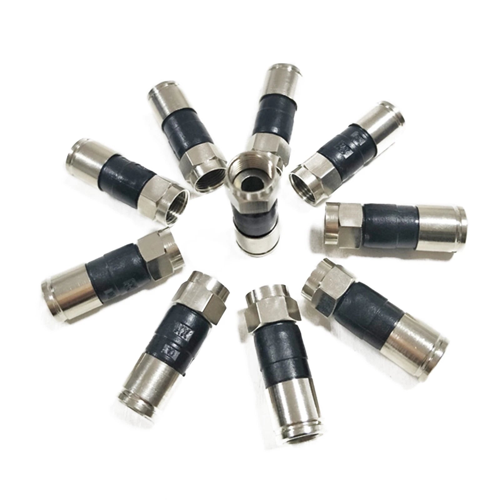 Rg6 F-type Compression Snap Seal Plug Connector Sky Satellite Virgin
