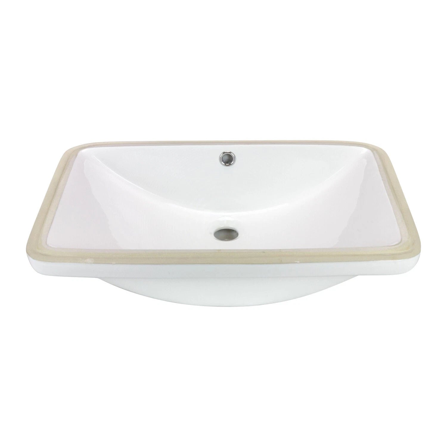 Moat Rectangular Undermount Vanity Sink, 23-1/2 X 14-1/2 X 7-3/4