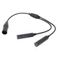 35cm Aviation Headset Ga Dual Plugs To For Airbus 5 Pin Xlr Headset