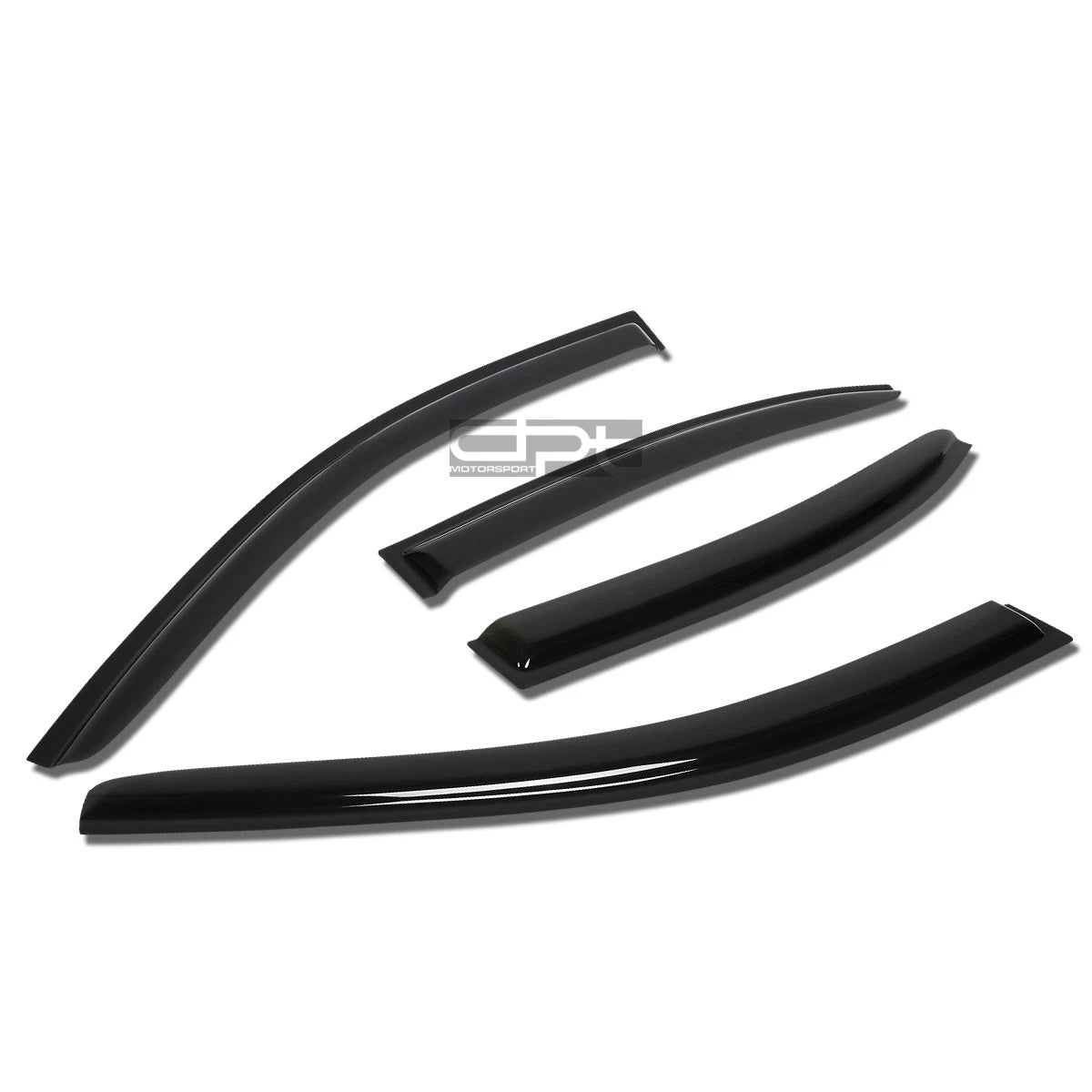 Fit 11-16 Jetta Sedan Smoke Tint Window Visor/wind Deflector Vent
