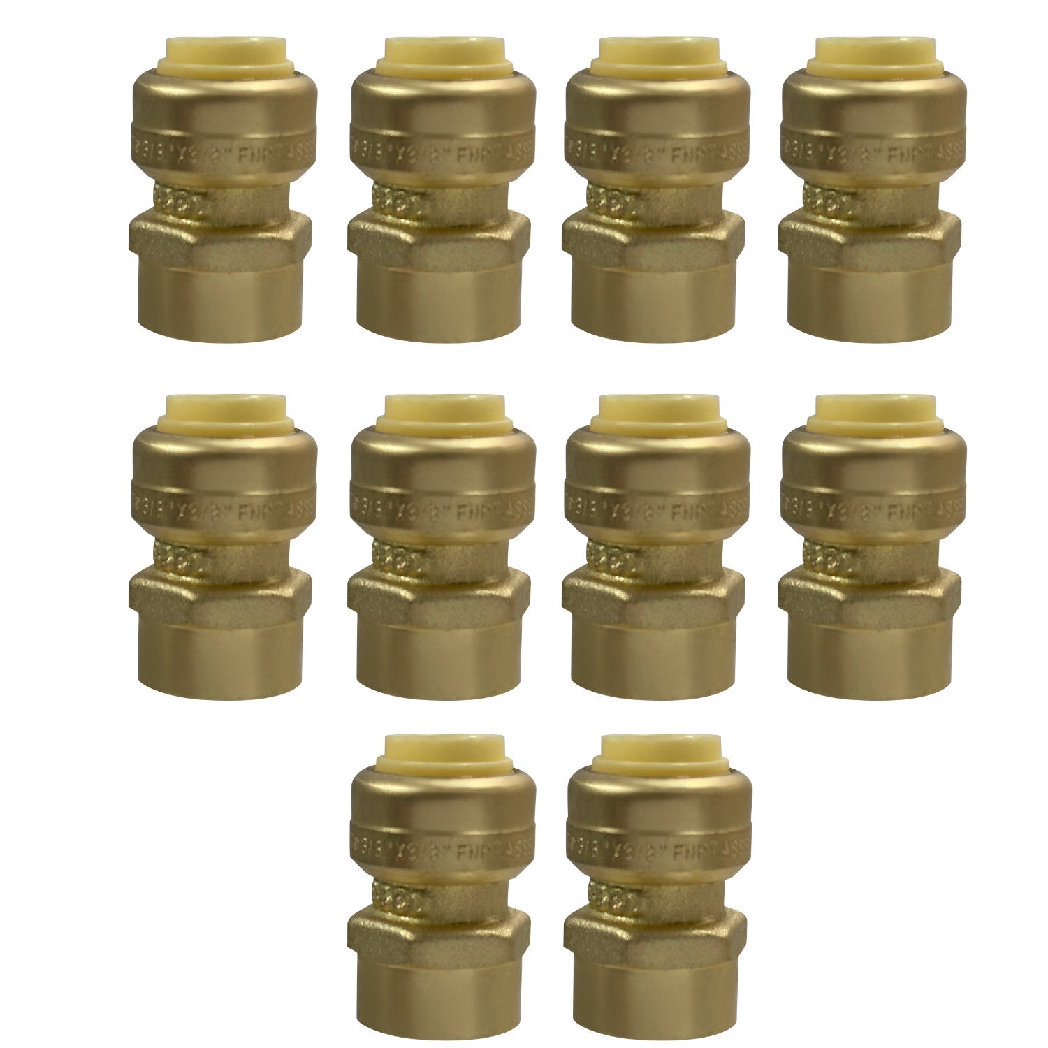 XFITTING 3/8" Push Fit x 3/8" Female NPT Adapter