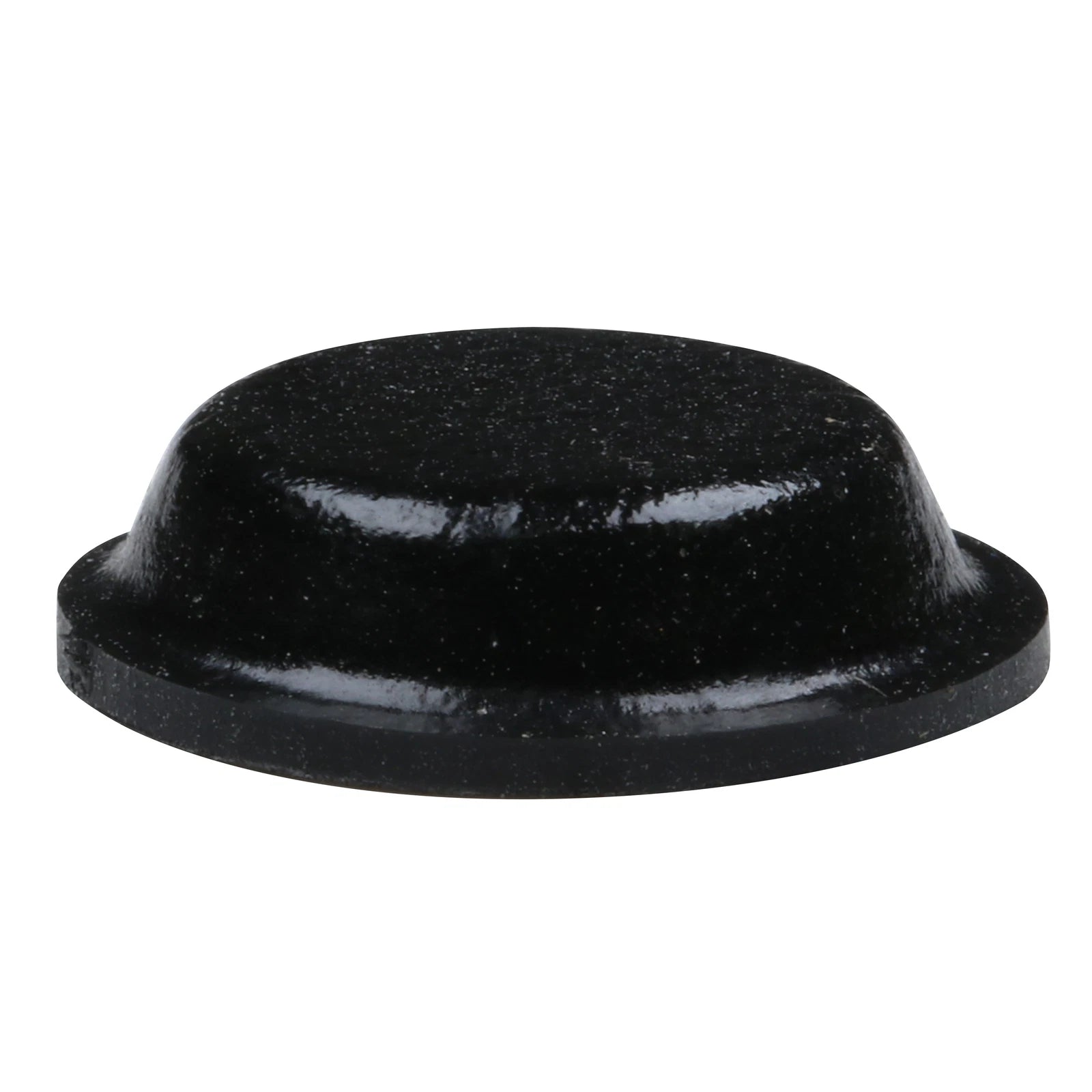 Flat Head Door, Drawer, & Furniture Bumpers 1/2" Diameter, Black, 50