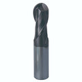 1pc 1/2" Dia 3/8" Loc 2flute Ball Nose Carbide End Mill For All Steel