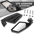 Fit Can-am Maverick X3 Black Aluminum Die-casting Convex Glass Side