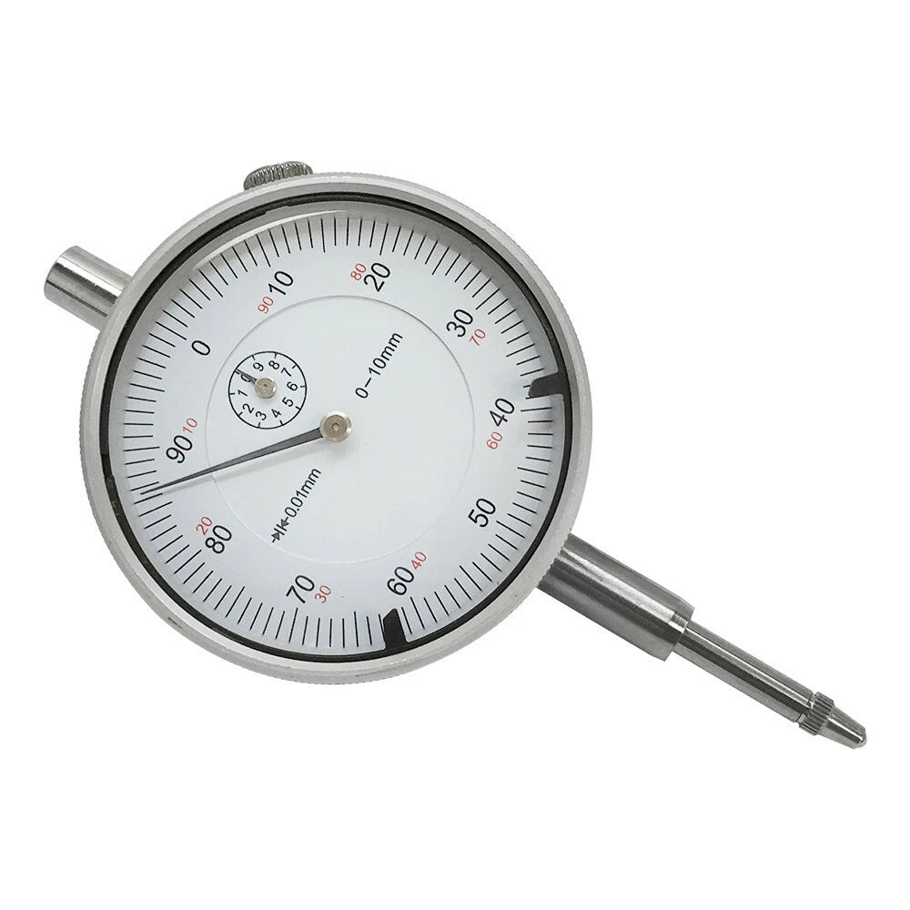 10mm Precision Dial Indicator .01mm Agd2 Graduation Travel Lug Back