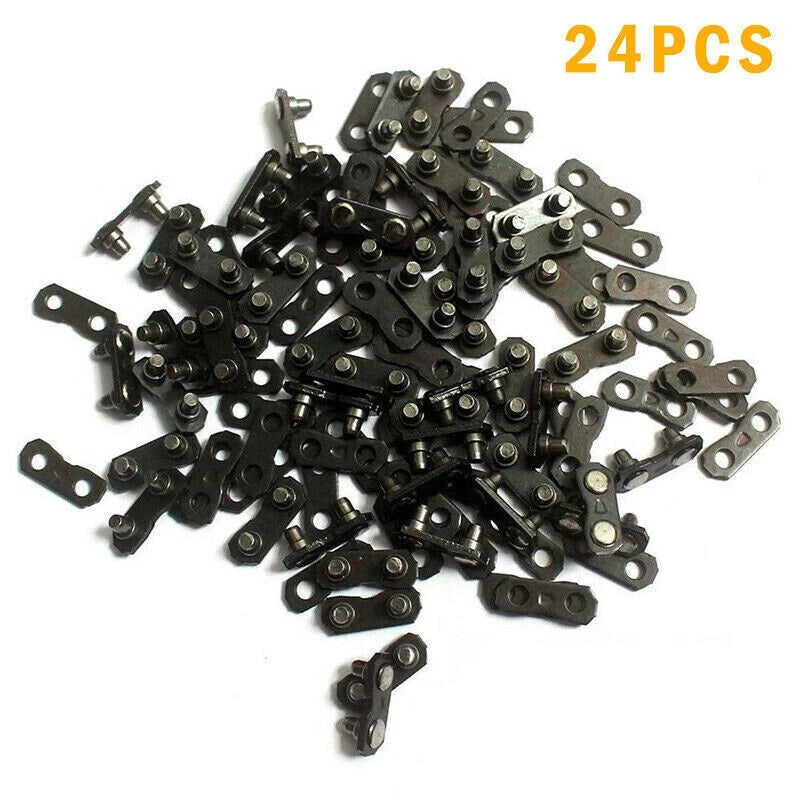 24 Sets 0.325" .050 & .058 Chainsaw Chain Master Links Repair Preset