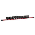 Capri Tools 3/8 in. Drive Stubby Impact Socket Set, SAE, 5/16" to 1"