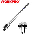 WORKPRO Dual Drive Breaker Bar 3/8" 1/2" Drive Heavy Duty Breaker Bar