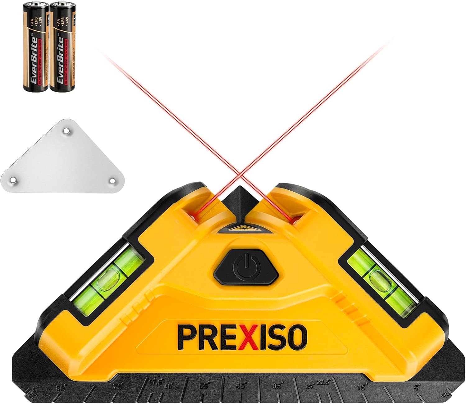 Prexiso 30Ft Magnetic Square Laser Level by Prexiso