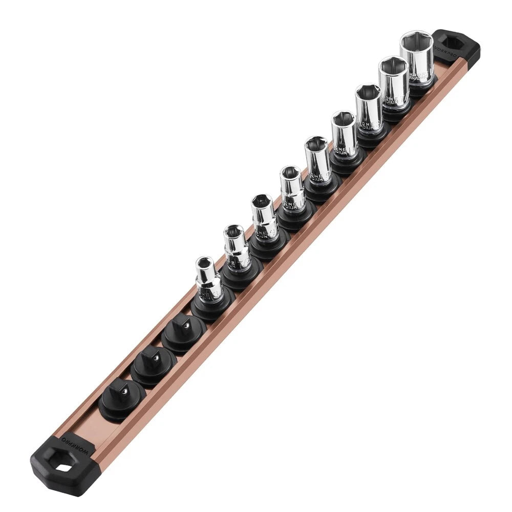 Magnetic 1/4'' Drive Socket Organizer Heavy Duty Socket Holder (No