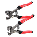 Goldblatt 2 Piece Glass Tile Nippers Set Heavy Duty Wheeled Glass Mosaic Nipper