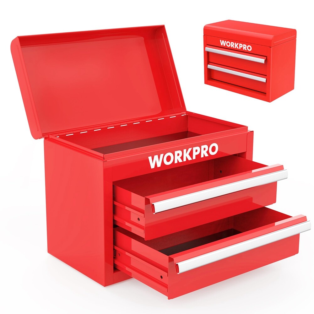 WORKPRO Metal Tool Box 2 Drawers by WORKPRO