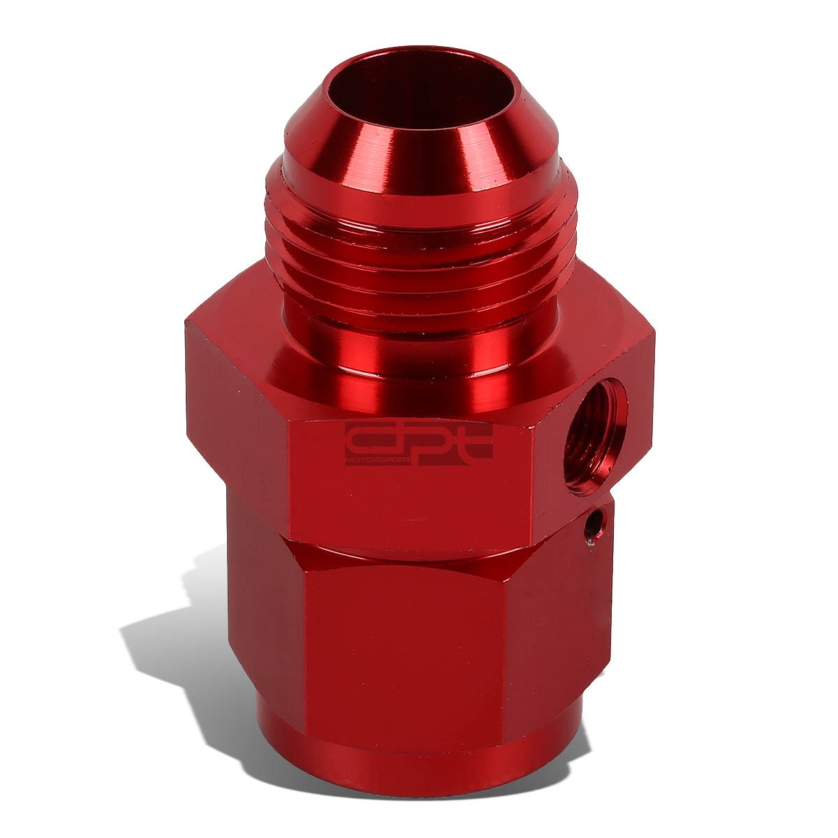 12an An12 Male-Female Union 1/8"NPT Port Red Aluminum Anodized Fitting