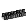 Capri Tools 1/2-Drive Shallow Impact Socket Set 18-Piece by Capri Tools