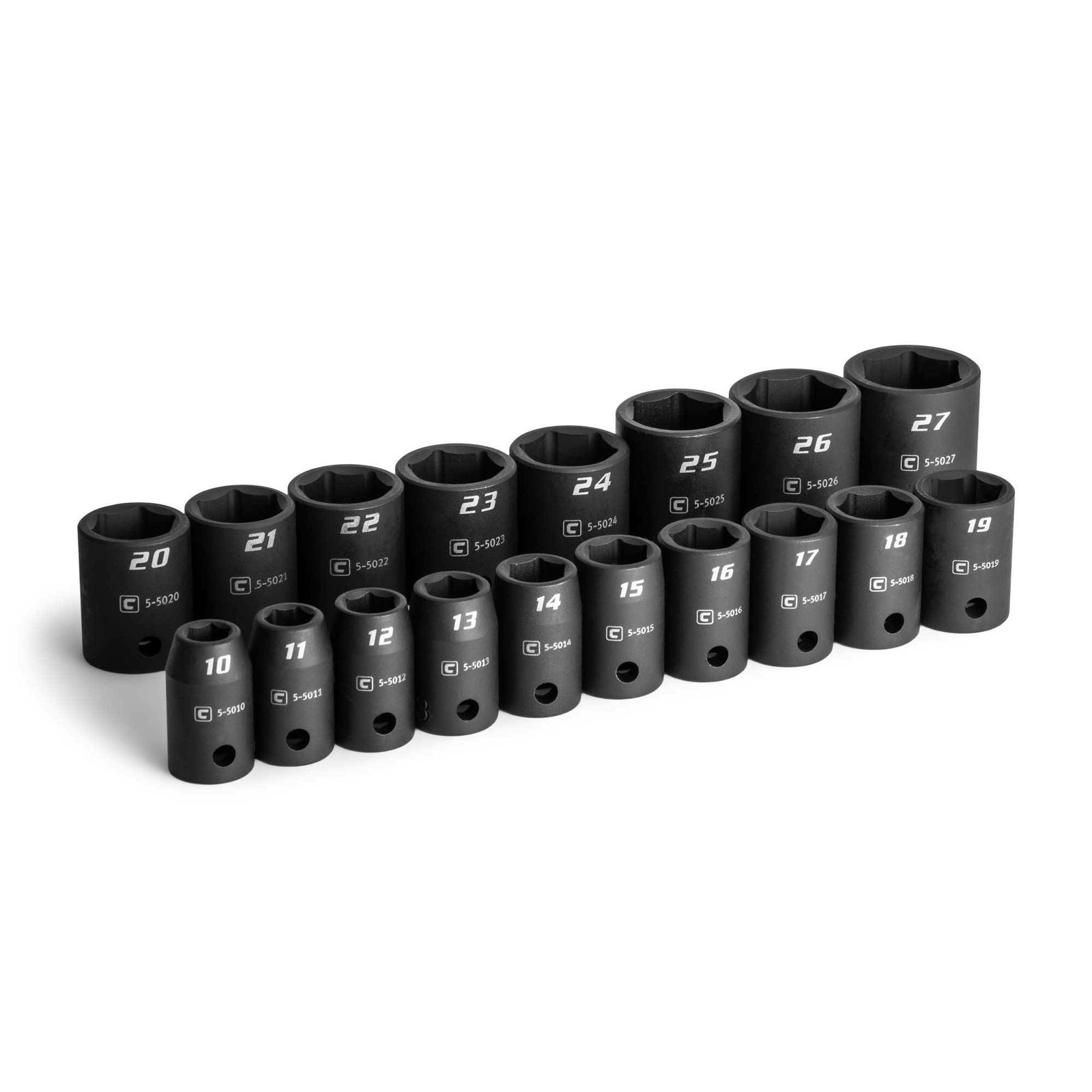 Capri Tools 1/2-Drive Shallow Impact Socket Set 18-Piece by Capri Tools
