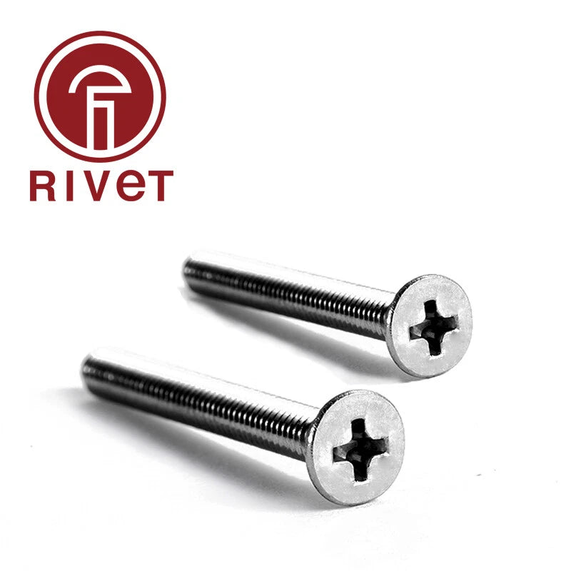 Din 7046 M6 M8 M10 304 Stainless Steel Screws Countersunk Flat Head
