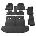 Carpet Floor Mats for Kia Sorento 6 &amp; 7 Seats 2021-2025 Black TPE Easy Clean