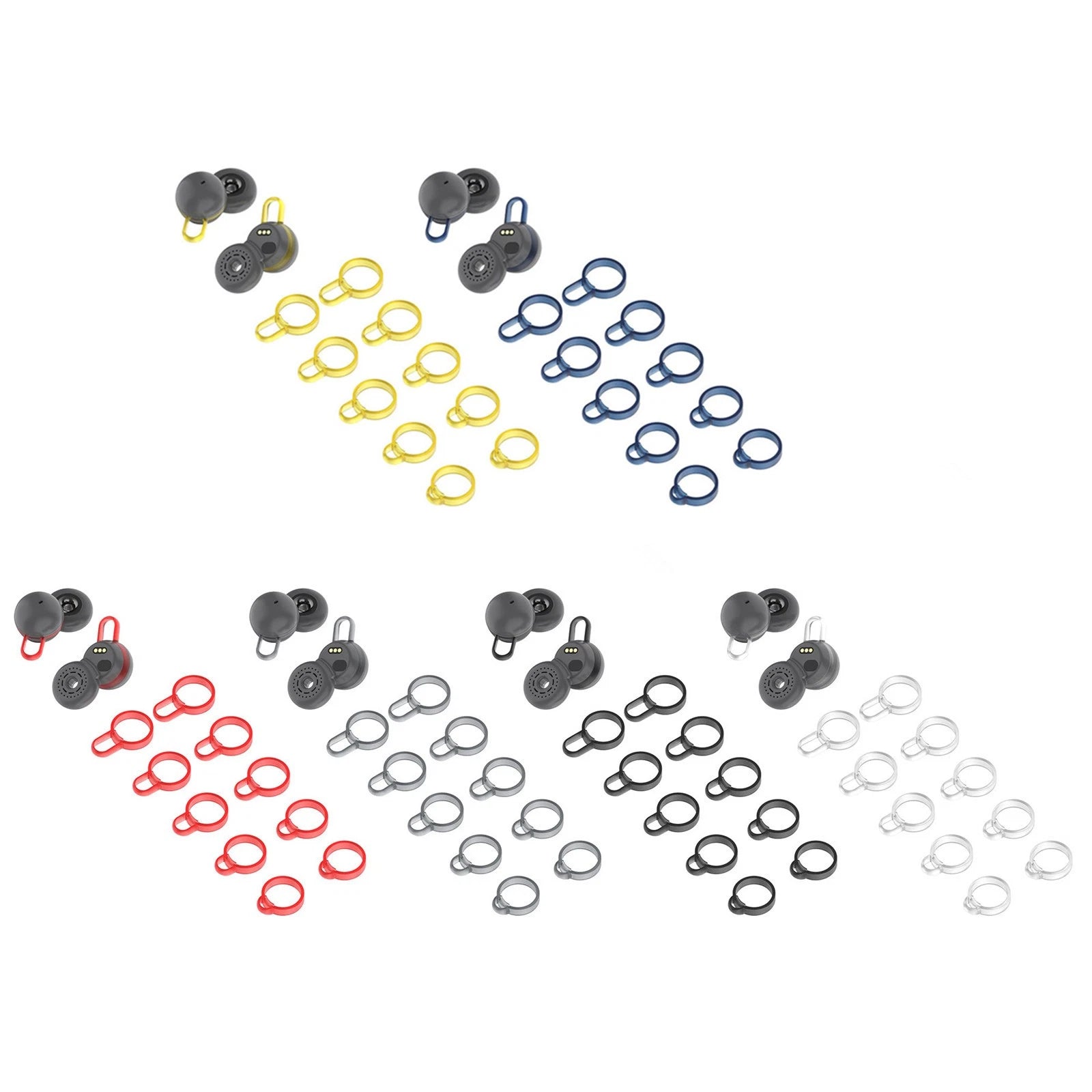 Xs S M L Xl Silicone Ear Tips Assortment Earbud Cap For Sony Linkbuds