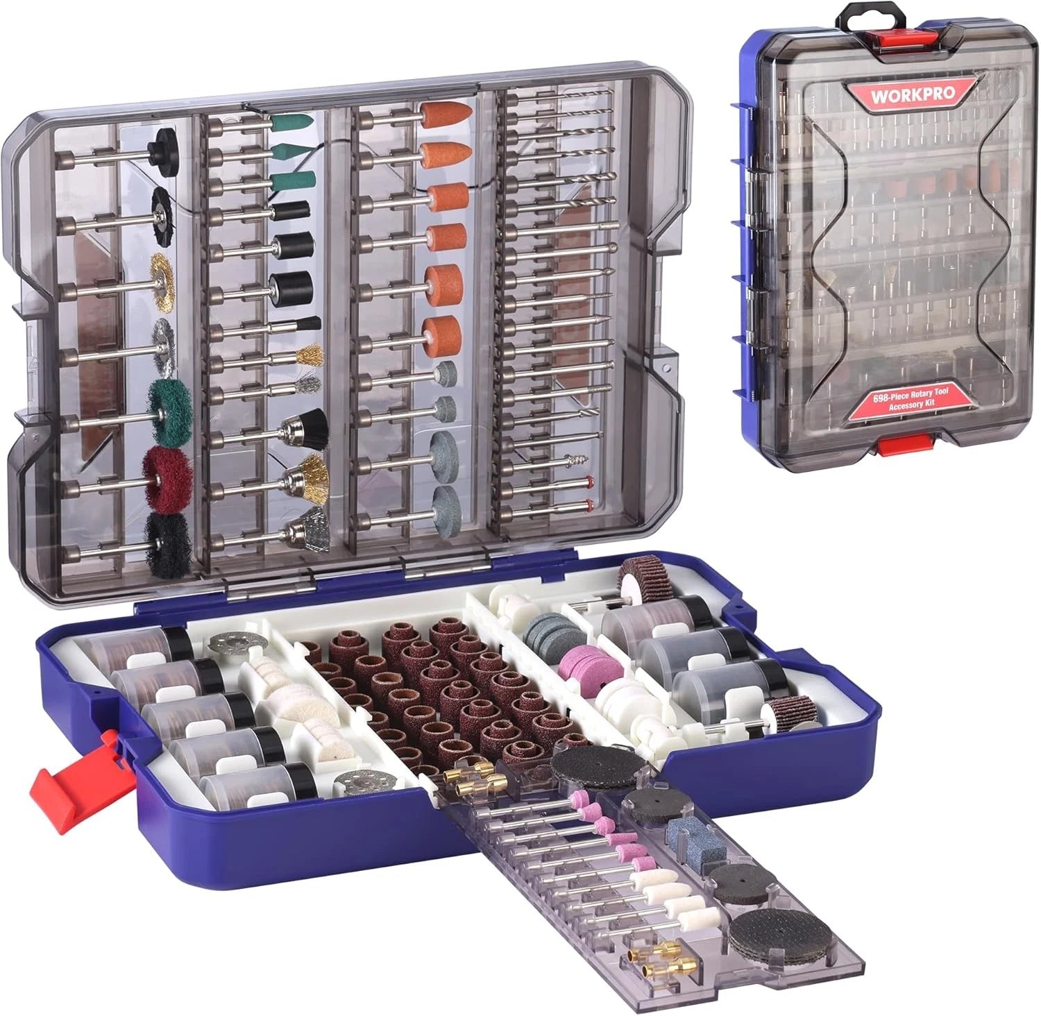 Workpro Rotary Tool Accessories Kit W/ Carry Case Set Perfect For