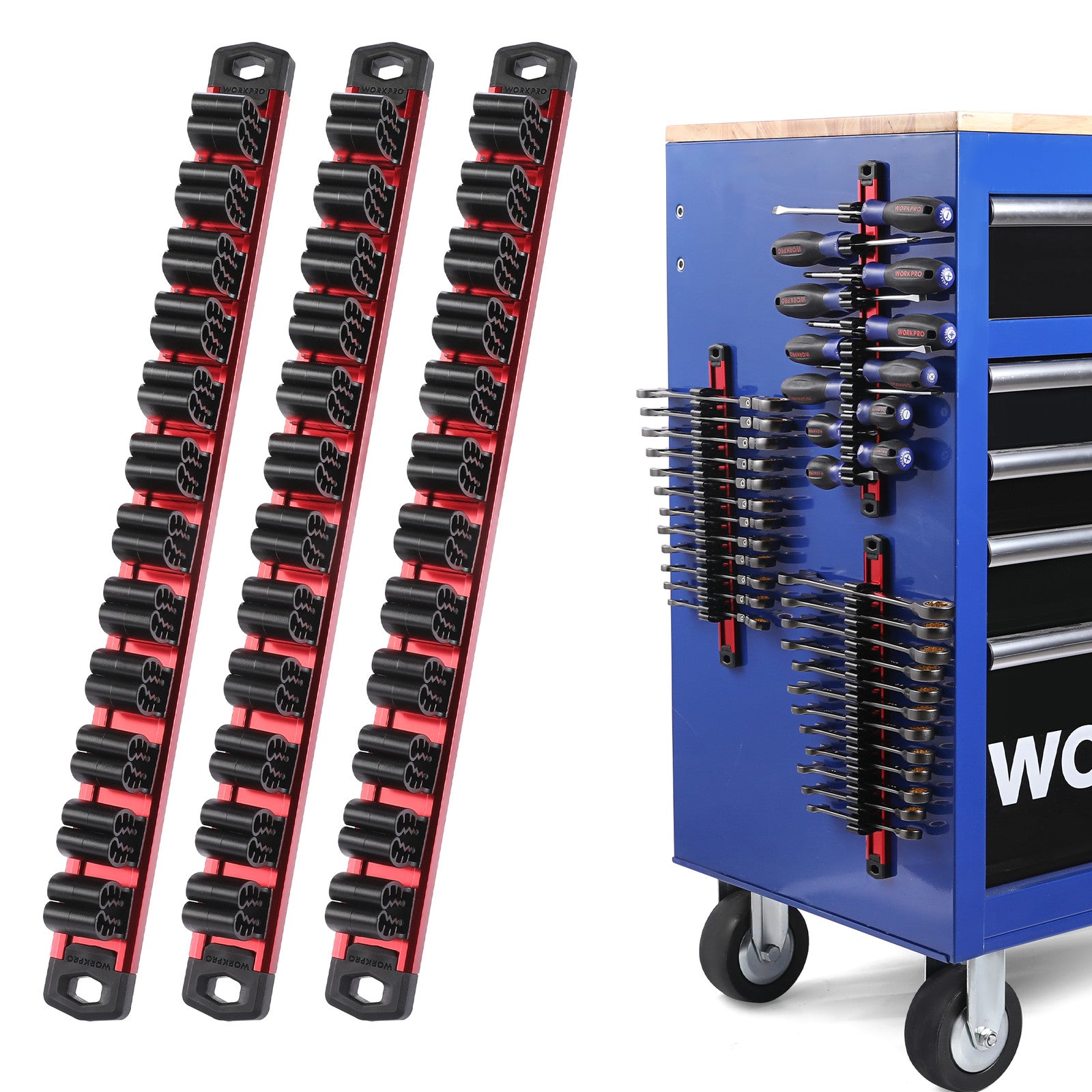 WORKPRO Magnetic Screwdriver Organizer by WORKPRO