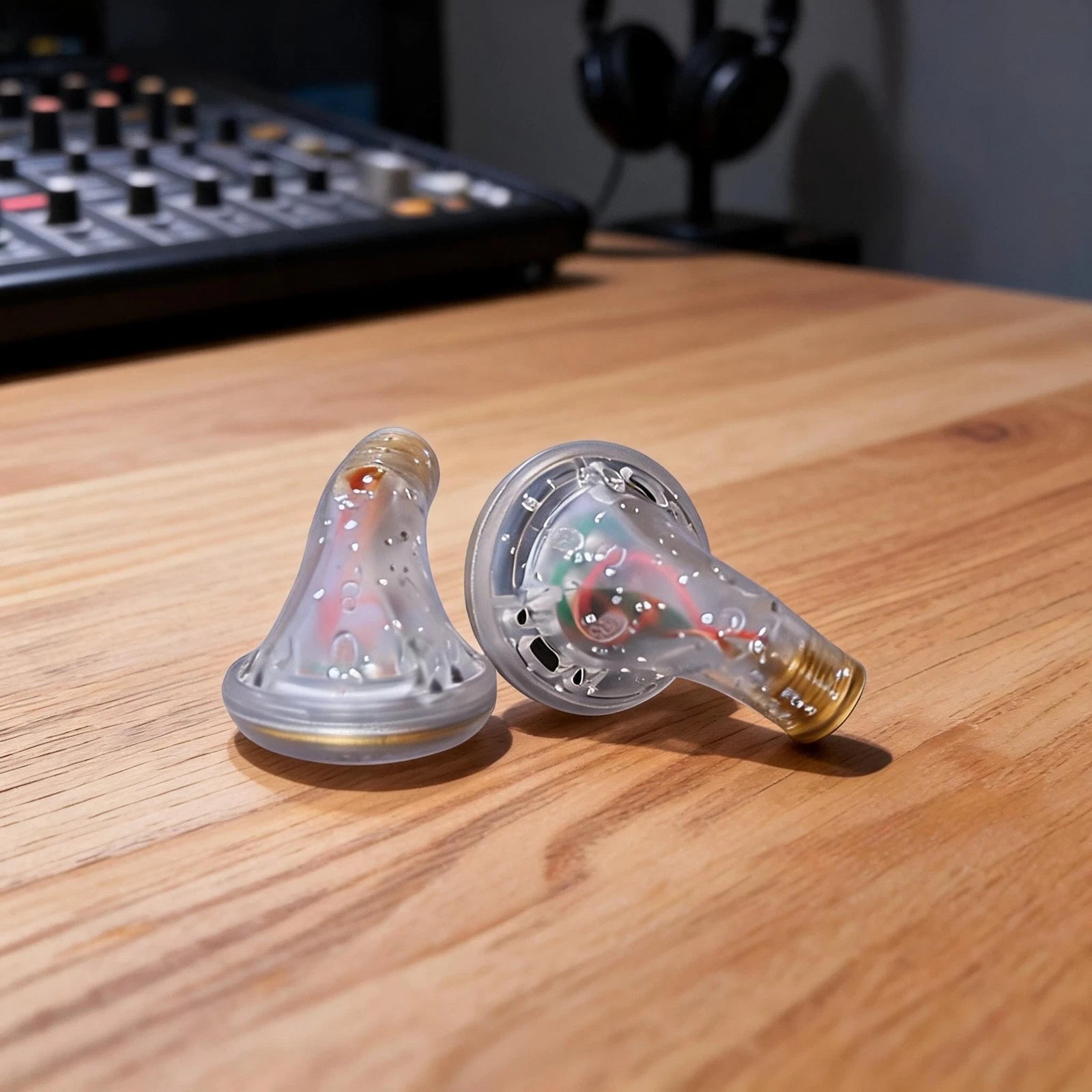 High Resolution Mmcx Headphone Head With Lcp Diaphragm And Titanium