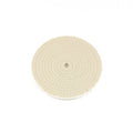 6" X 1/2" Arbor Hole - 20 Ply Spiral Sewn Polishing Muslin Cotton