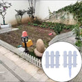 Simple Plastic Garden Fence Border For Enhancing For Flowerbeds And